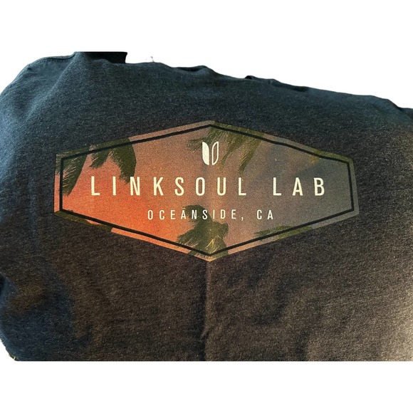 LINKSOUL The Alleyway Tee-Size Small Men-Color Navy Blue-NWOT - Picture 3 of 5